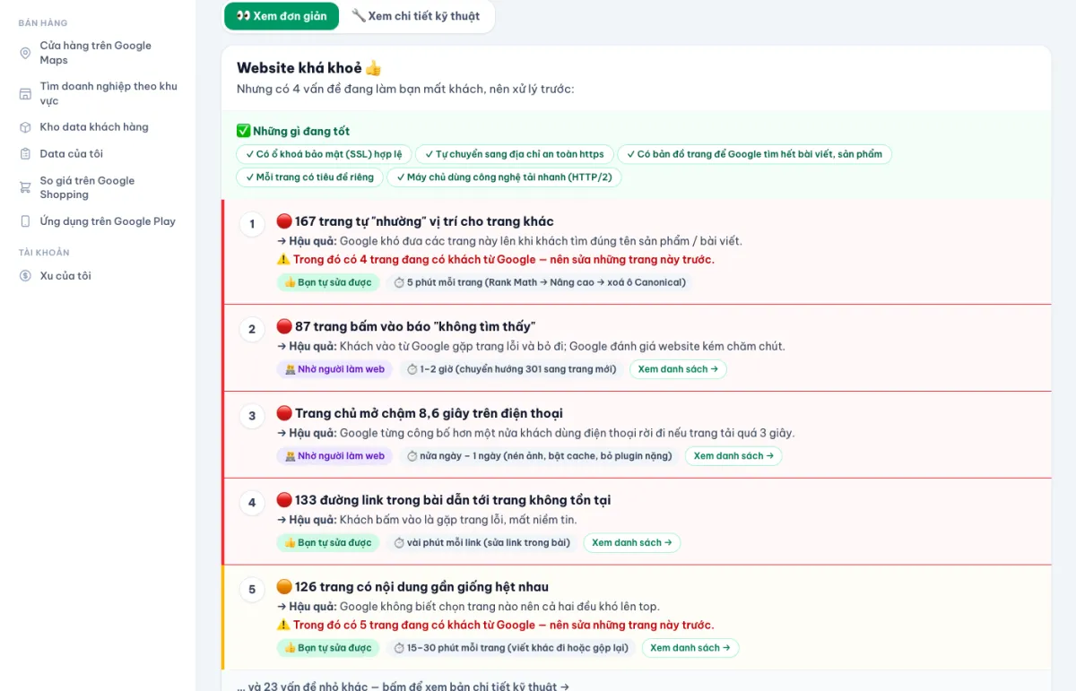 Demo SEOFix: 🛠️ Việc cần làm